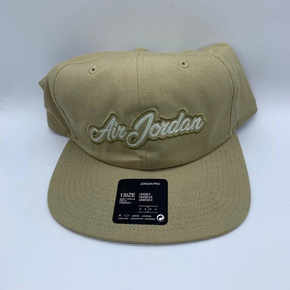 Air Jordan Jordan Pro Beige Hat Snapback Cap Mens Travis...